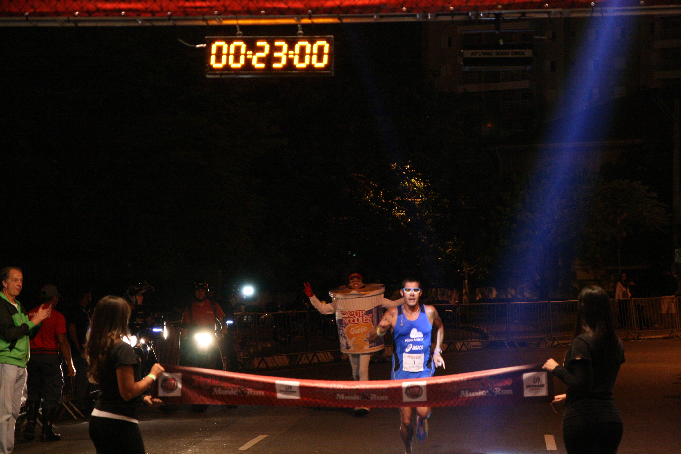 Corrida Music & Run vencedor