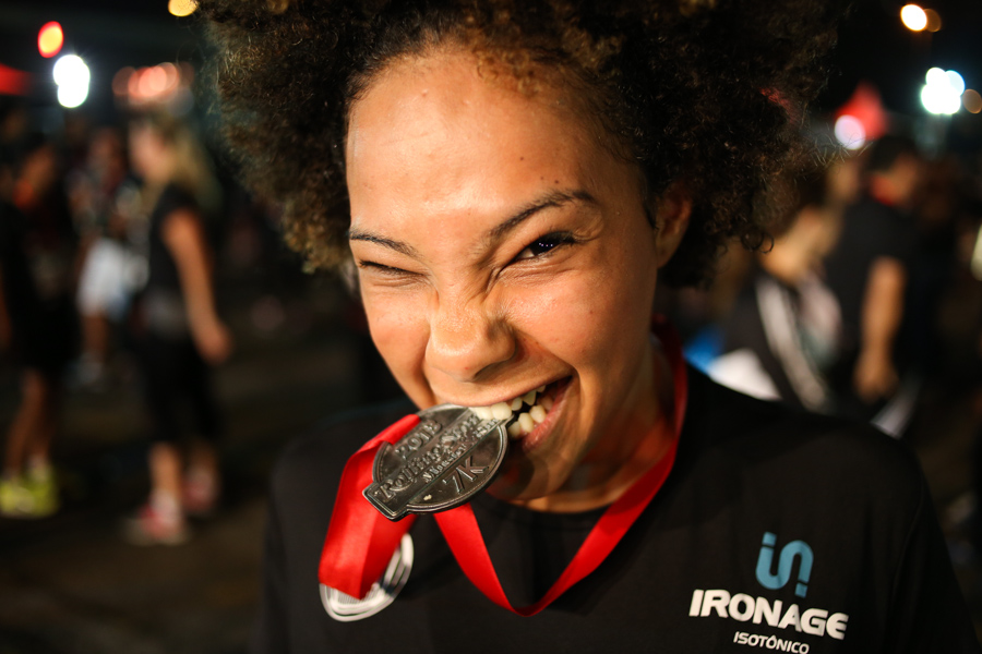 RS Music Run - Corrida menina medalha