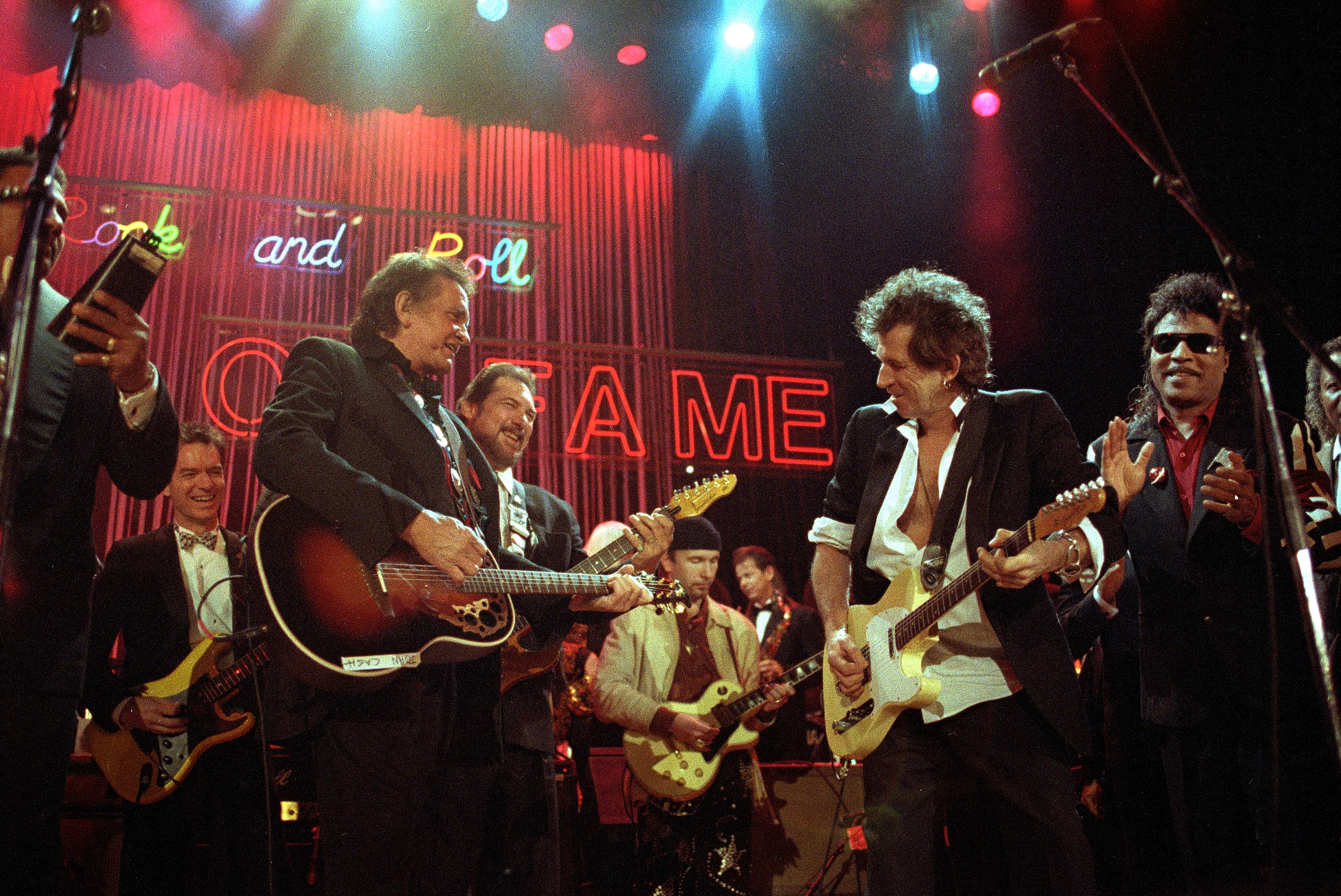 Galeria - 25 momentos do Hall da Fama do Rock - Keith Richards, Johnny Cash, John Fogerty, Little Richard