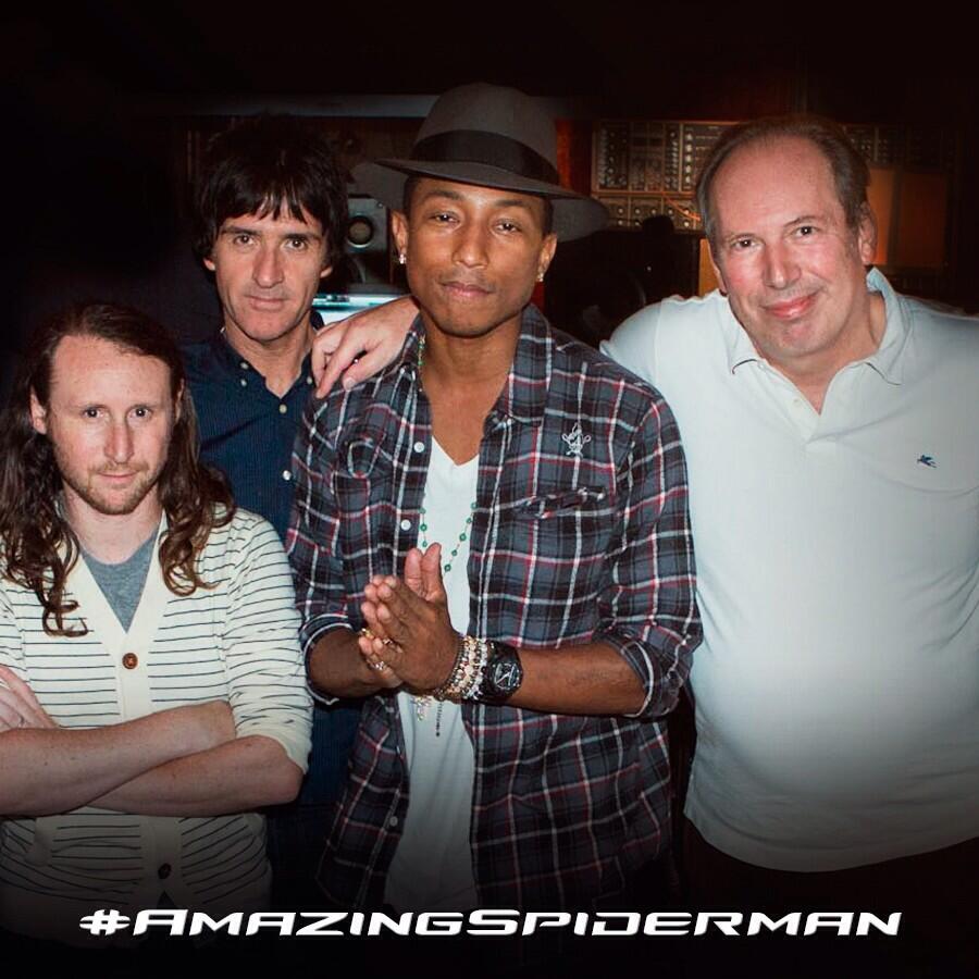 Pharrell Williams, Johnny Marr, Mike Einziger, Hans Zimmer, Dave Stewart