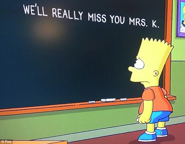 Os Simpsons - Bart faz homenagem à professora Krabappel