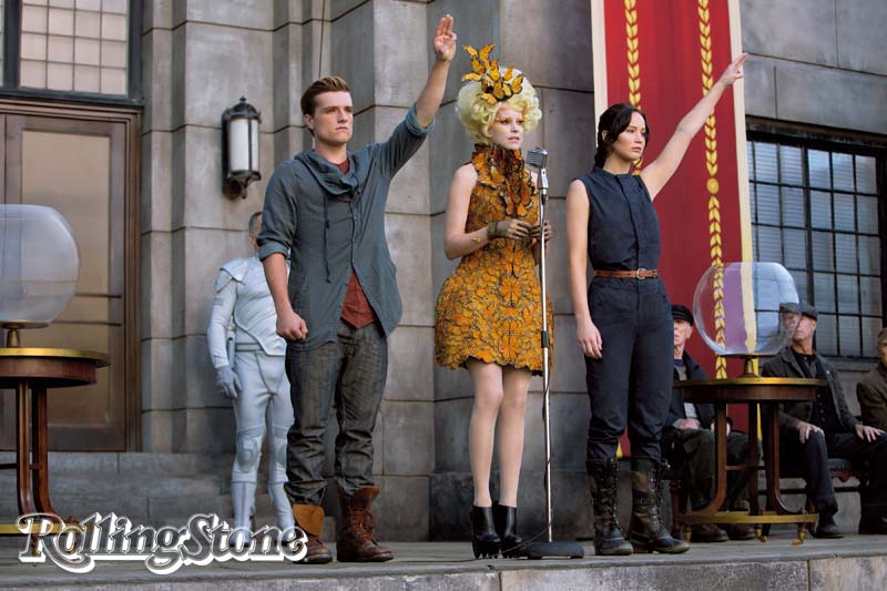Preparados
Elizabeth Banks (ao centro) com Jennifer Lawrence e Josh Hutchenson;