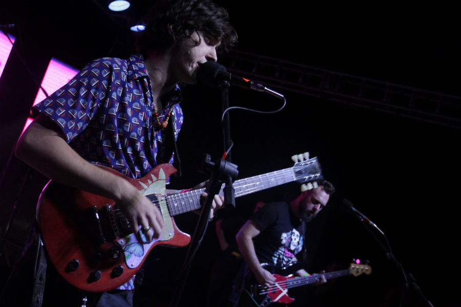 Banda Nevilton, no festival Vaca Amarela, em Goiânia.