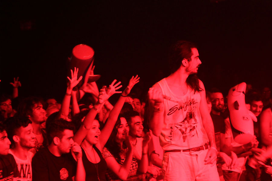 Bonde do Rolê, no festival Vaca Amarela, em Goiânia.