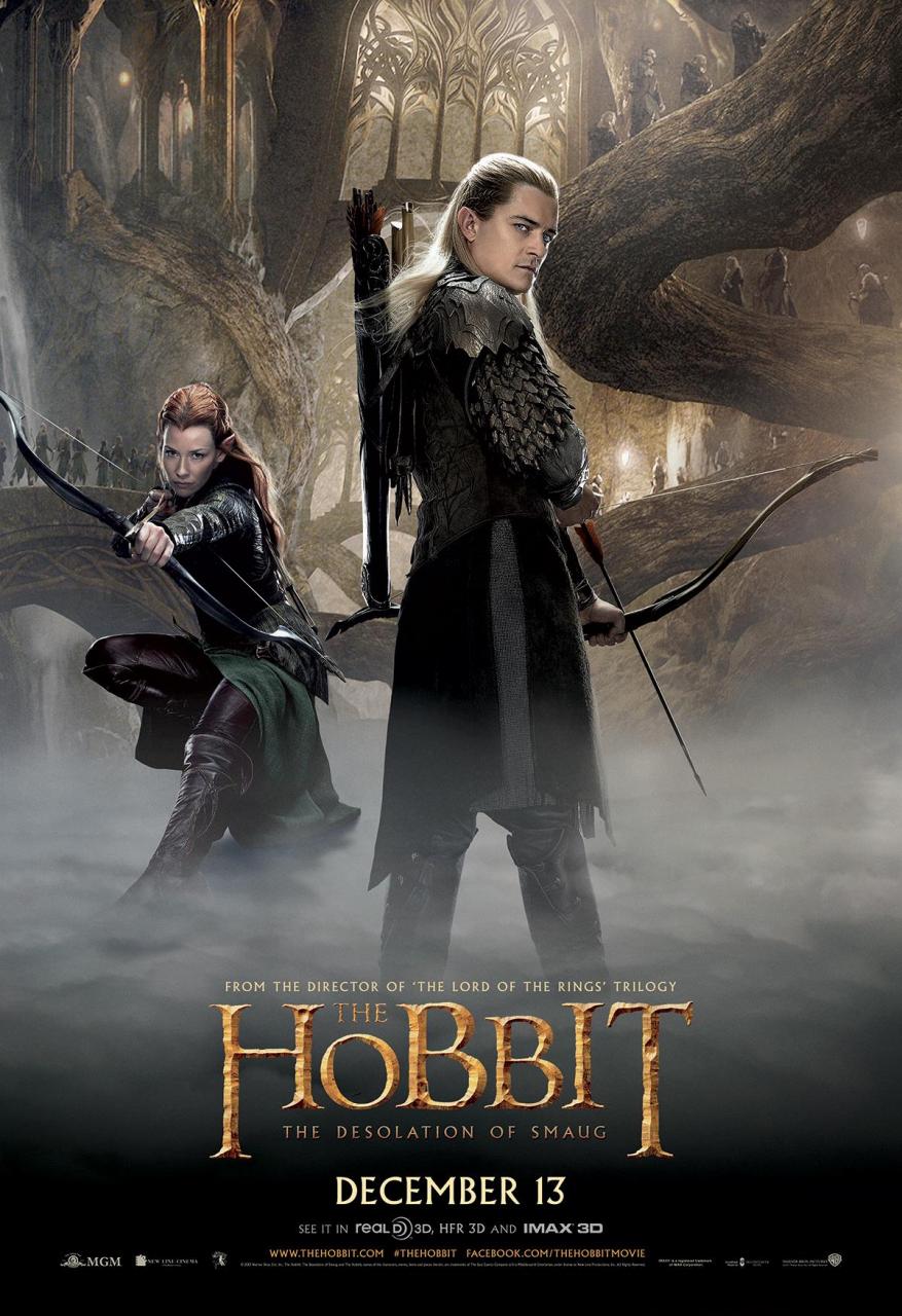 O Hobbit - A Desolação de Smaug - Legolas e Tauriel