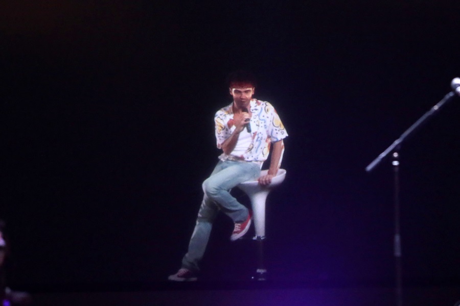 Holograma de Cazuza, em São Paulo