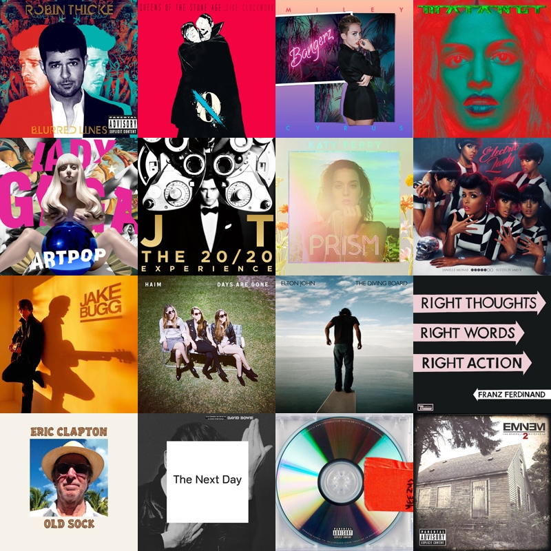 Melhores discos internacionais - 2013