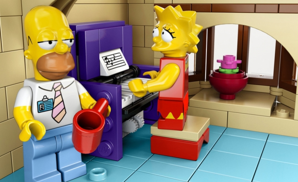 Os Simpsons - Lego - Homer e Lisa