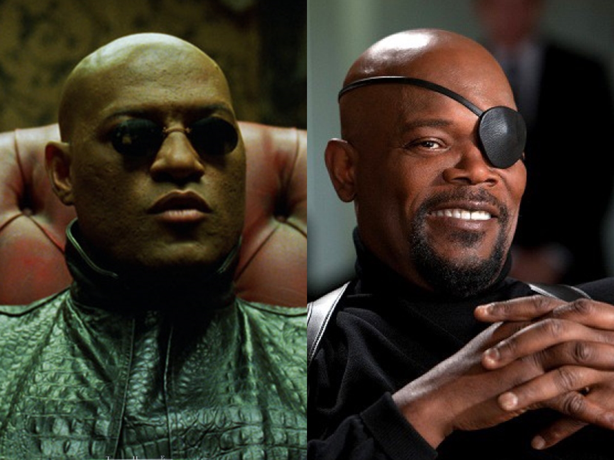 Laurence Fishburne  e Samuel L. Jackson