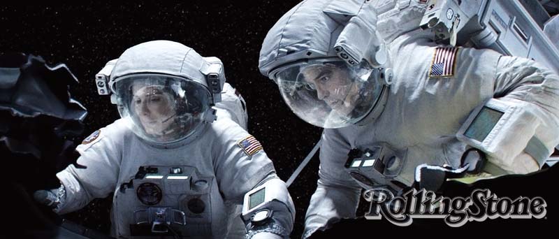 FLUTUANDO  Bullock e Clooney em cena de Gravidade