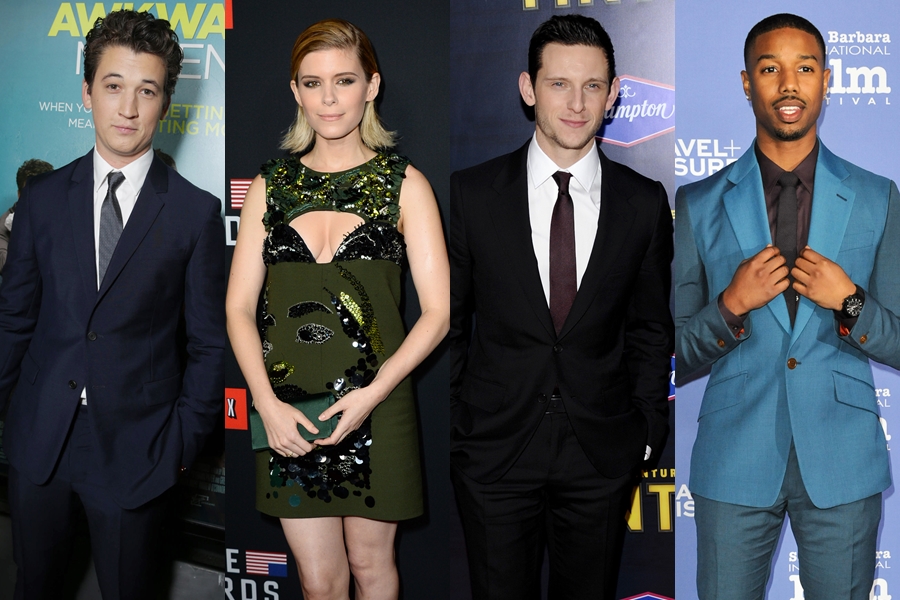 Miles Teller, Kate Mara, Jamie Bell  e Michael B. Jordan