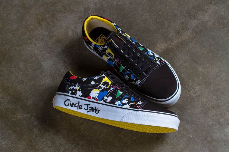 Vans - tênis de bandas - Circle Jerks