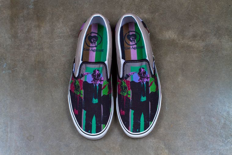 Vans - tênis de bandas - Rise Against