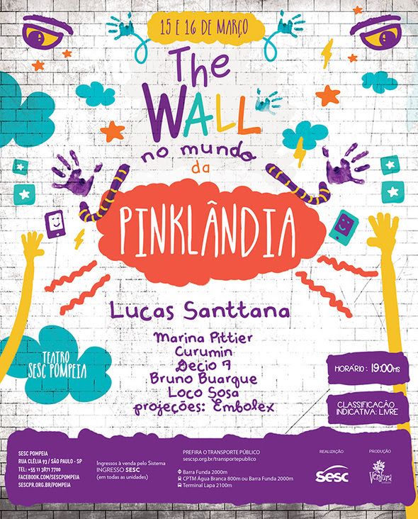 The Wall no mundo de Pinklândia