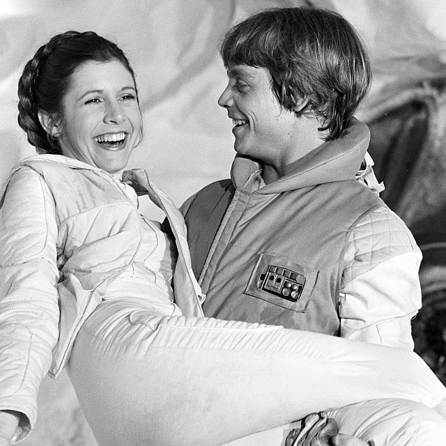 Galeria - Instagram - Star Wars - Carrie Fisher e Mark Hamill