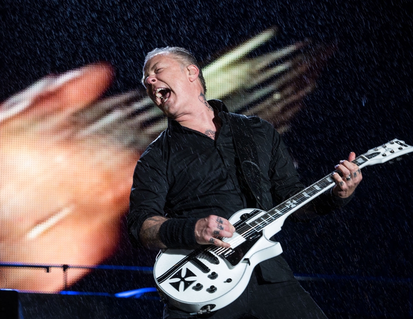 Metallica em SP, durante o show da turnê By Request