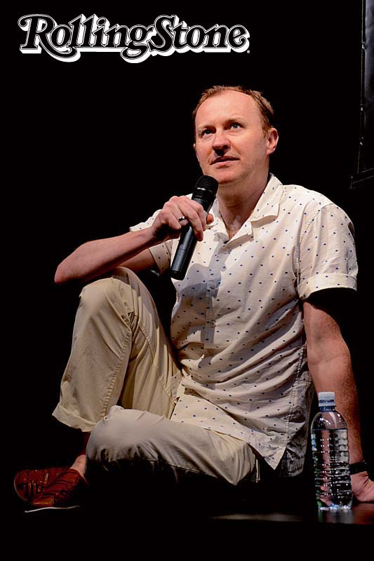 Mark Gatiss, à vontade em SP