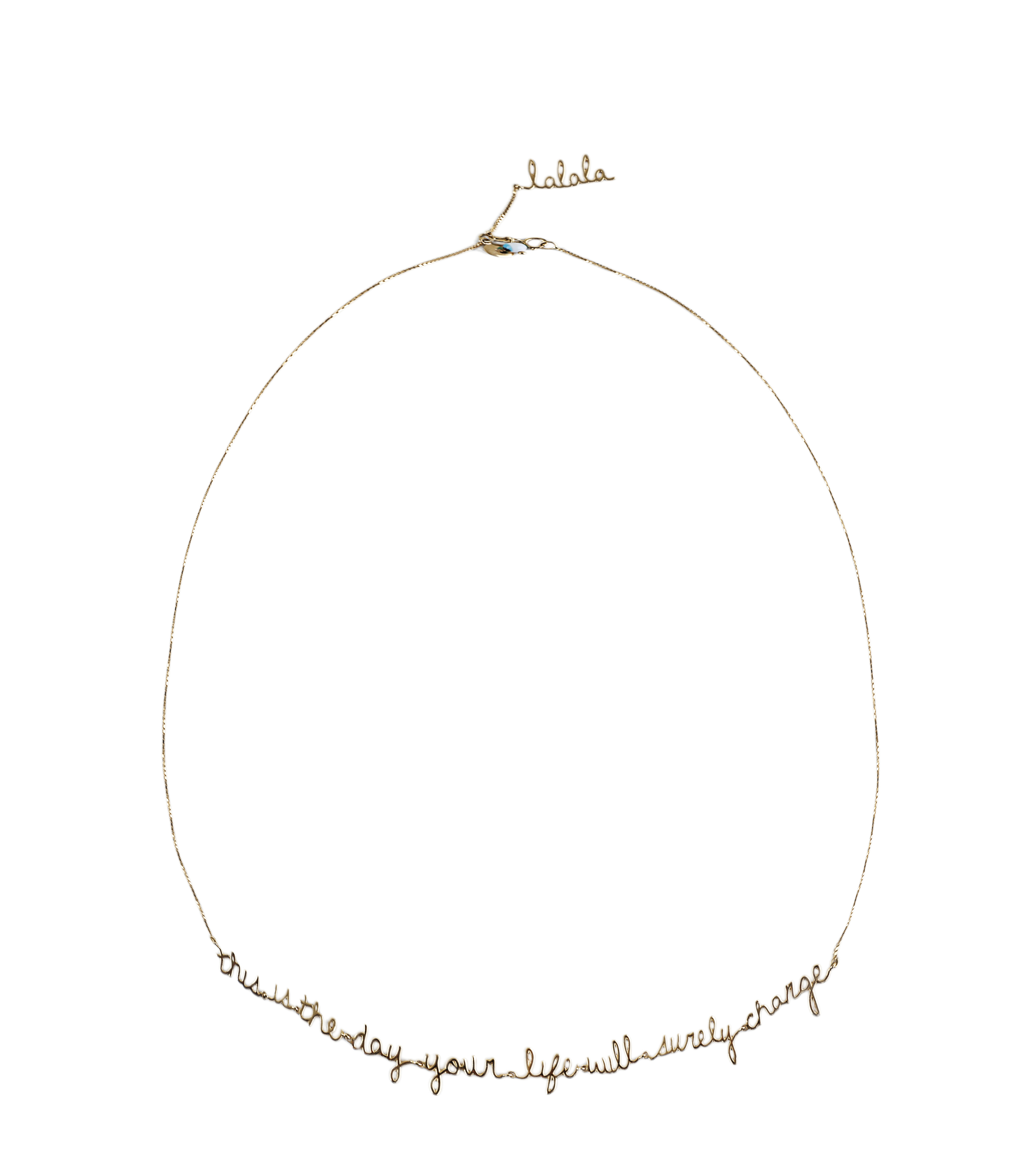 Colar com letras de músicas