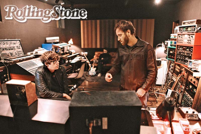 Voltando  Patrick Carney e Dan Auerbach no estúdio, em Michigan