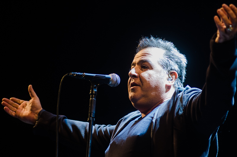 O retorno do Ira! abriu as atividades do palco Júlio Prestes na Virada Cultural 2014. "É muito bom esse retorno. E isso é graças ao amor de vocês", disse Nasi