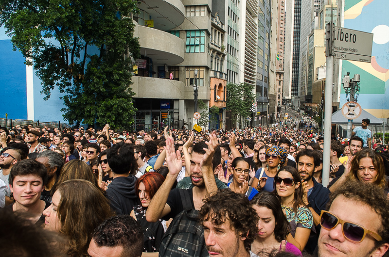Horário favoreceu a presença de pais e filhos, além de púbico mais jovem onipresente na Virada Cultural