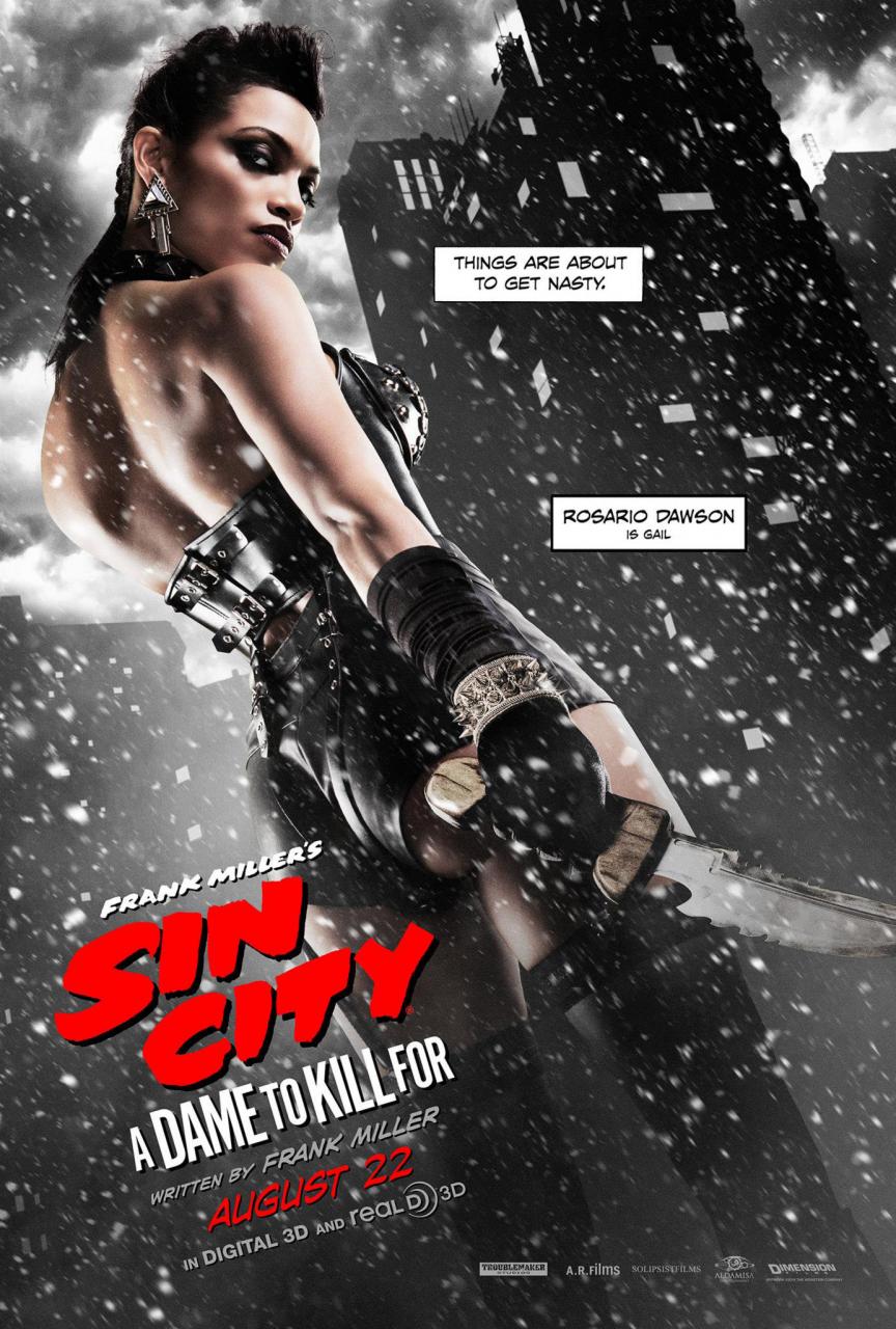 Galeria – Sin City 2 – personagens – Rosario Dawson