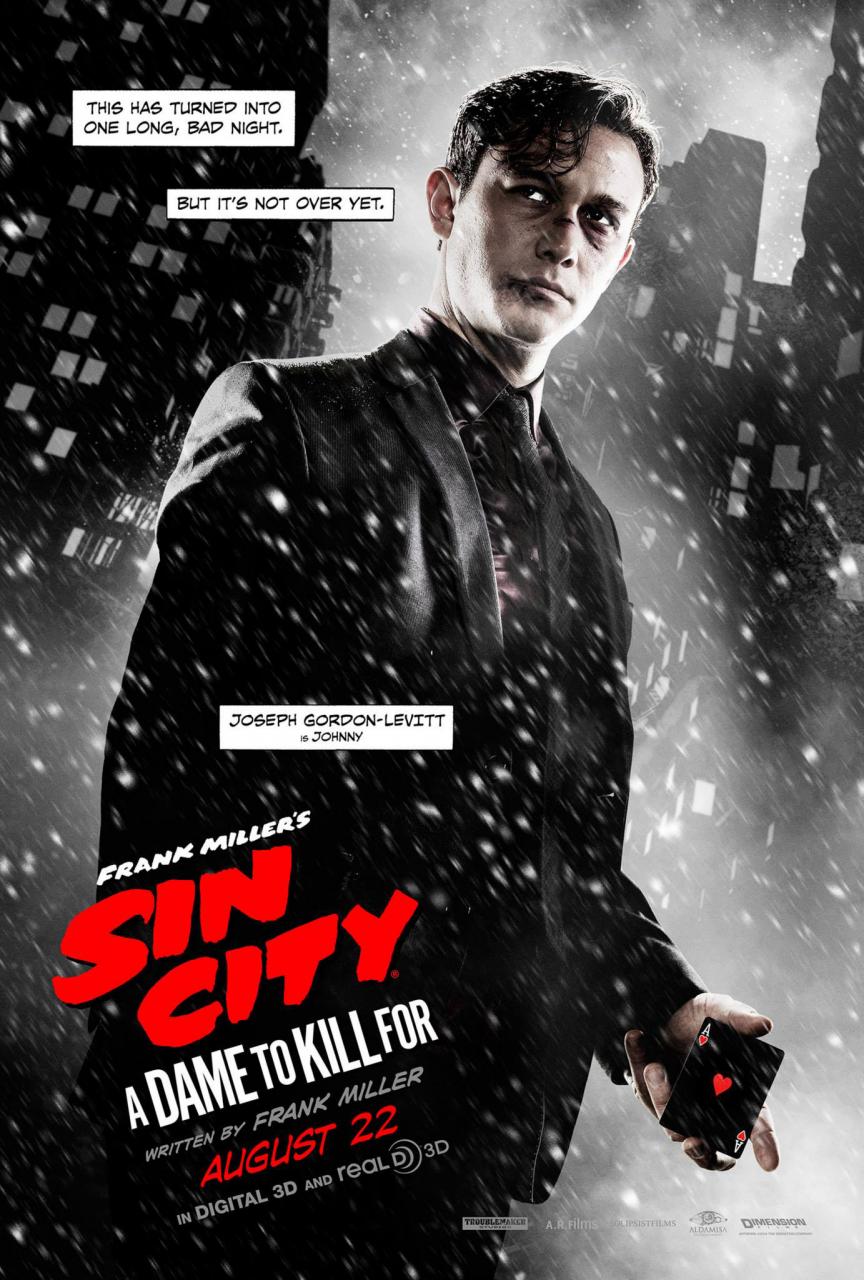 Galeria – Sin City 2 – personagens – Joseph Gordon-Levitt