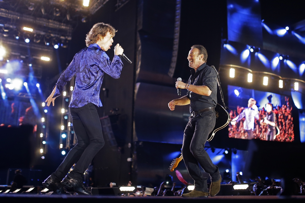 Rolling Stones e Bruce Springsteen