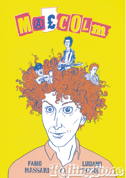 Entrevista com Malcolm McLaren é traduzida em quadrinhos.