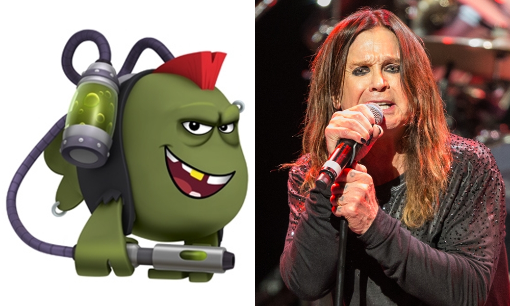 Ozzy Osbourne e peixe Sid Fishy