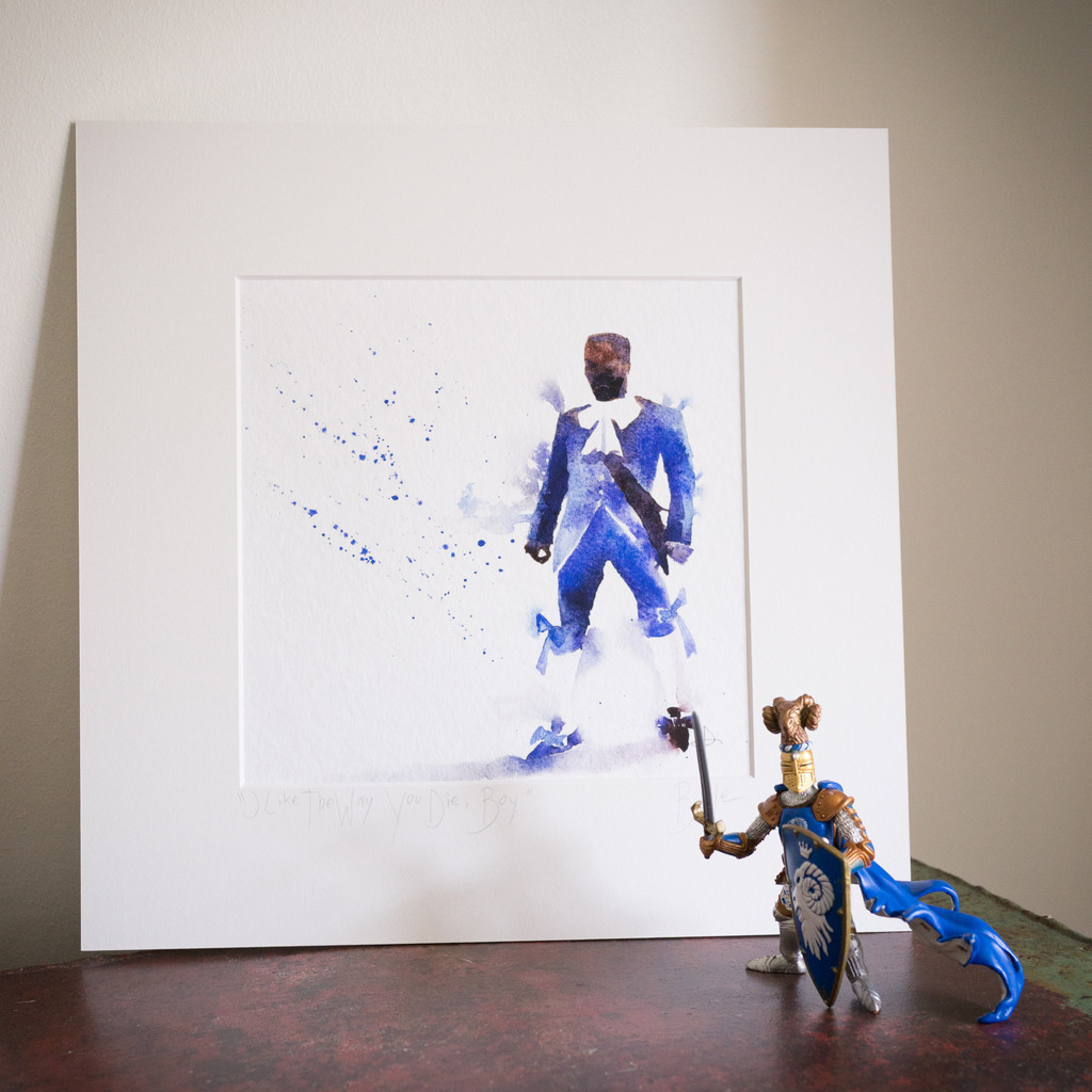 Super-heróis em aquarela