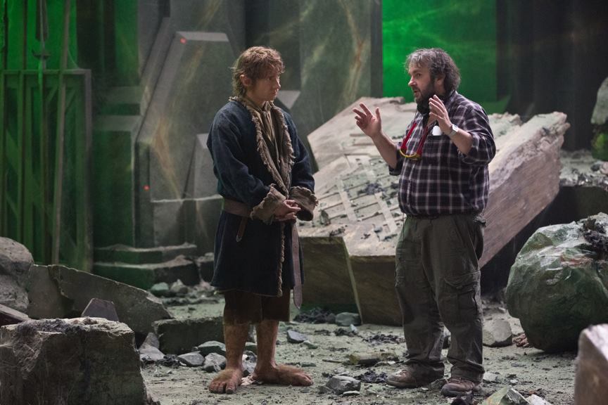 Martin Freeman e Peter Jackson - O Hobbit