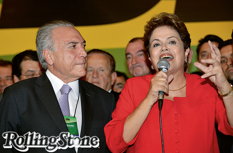 Parceria Desejada  O vice-presidente Michel Temer, representante de peso do PMDB, ao lado da presidente Dilma Rousseff na convenção do partido, realizada em junho, em Brasília.