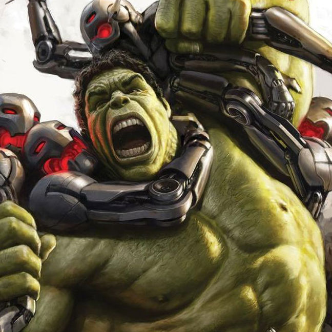 Hulk (Mark Ruffalo) enfrenta o robô Ultron.