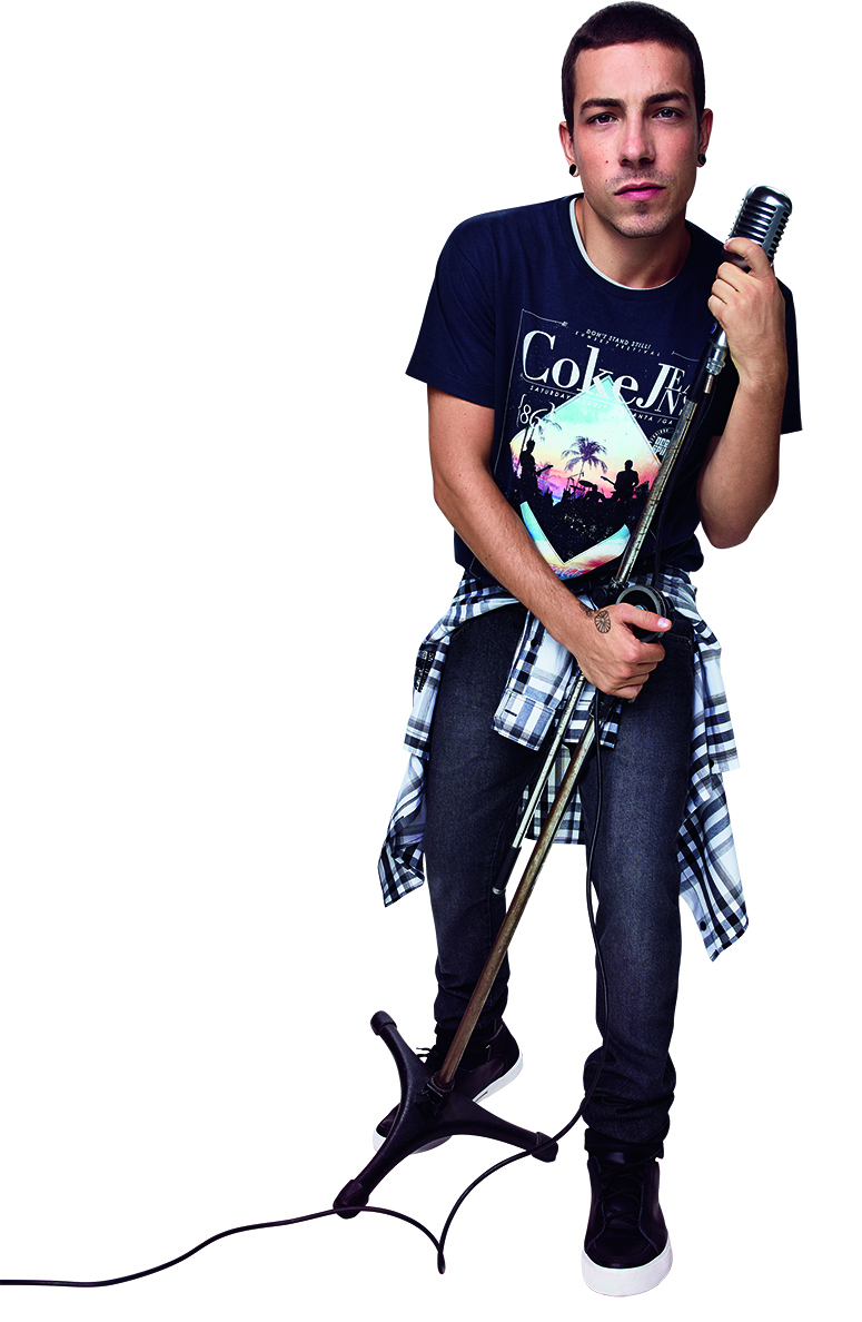 Di Ferrero na campanha da coleção de verão da Coca-cola Jeans