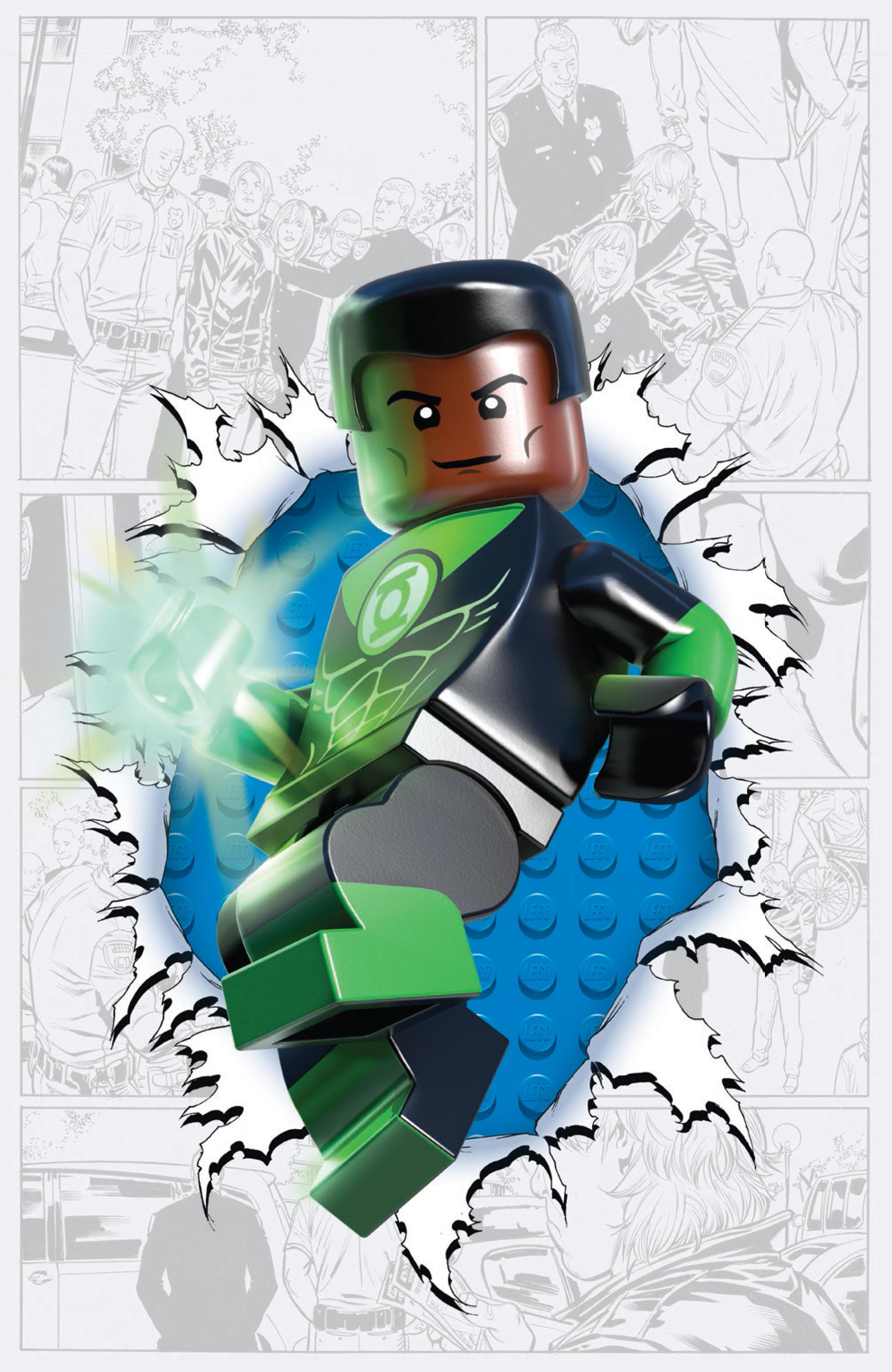 Heróis da DC em Lego - John Stewart (Lanterna Verde)