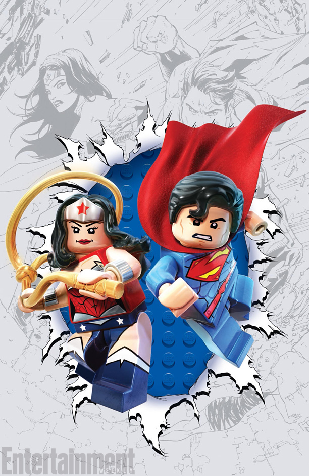 Heróis da DC em Lego - Superman e Mulher-Maravilha