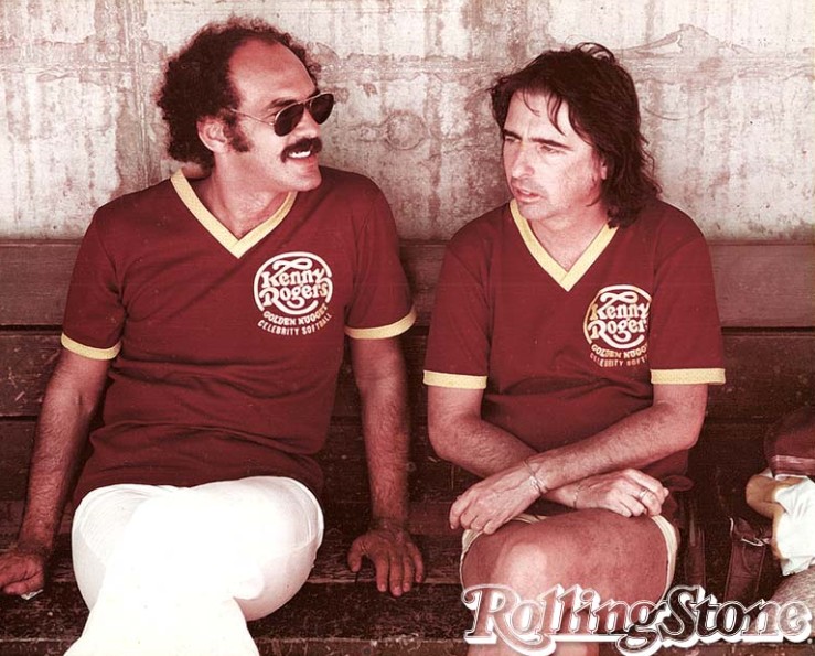 Parceiros  Gordon (à esq.) e Cooper em 1977