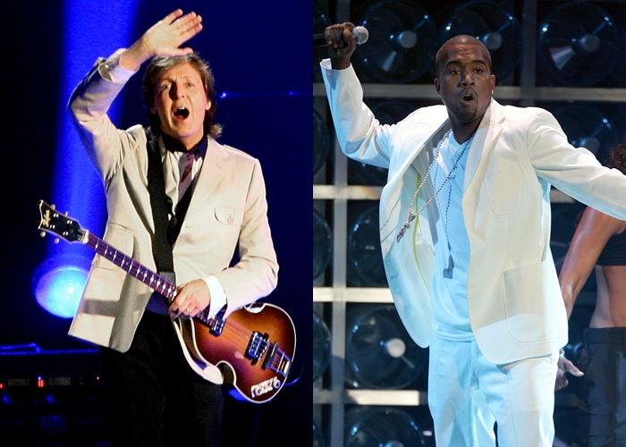 Paul McCartney e Kanye West