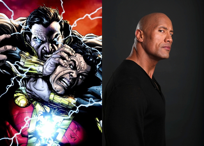 Dwayne Johnson pode escolher em interpretar Shazam ou Adão Negro