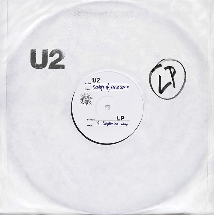 Capa do disco Songs of Innocence, do U2, lançado durante evento da Apple
