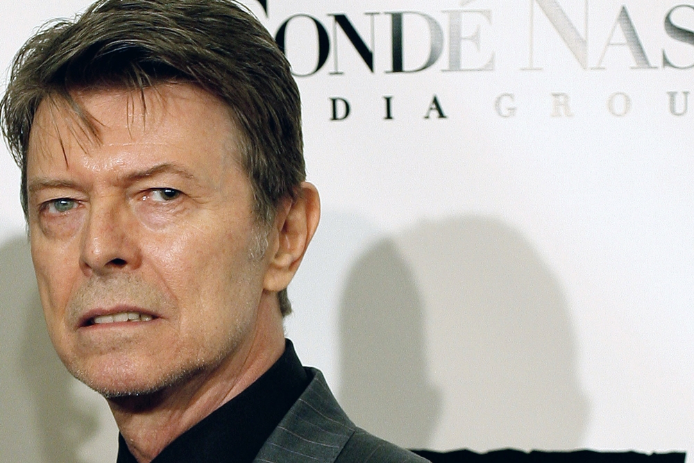 O músico David Bowie