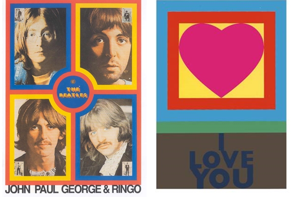 Duas obras do artista britânico Peter Blake