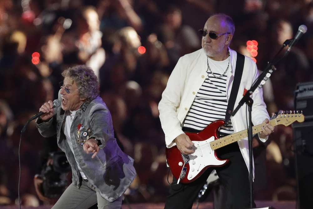 Roger Daltrey e Pete Townshend, integrantes remanescentes do The Who