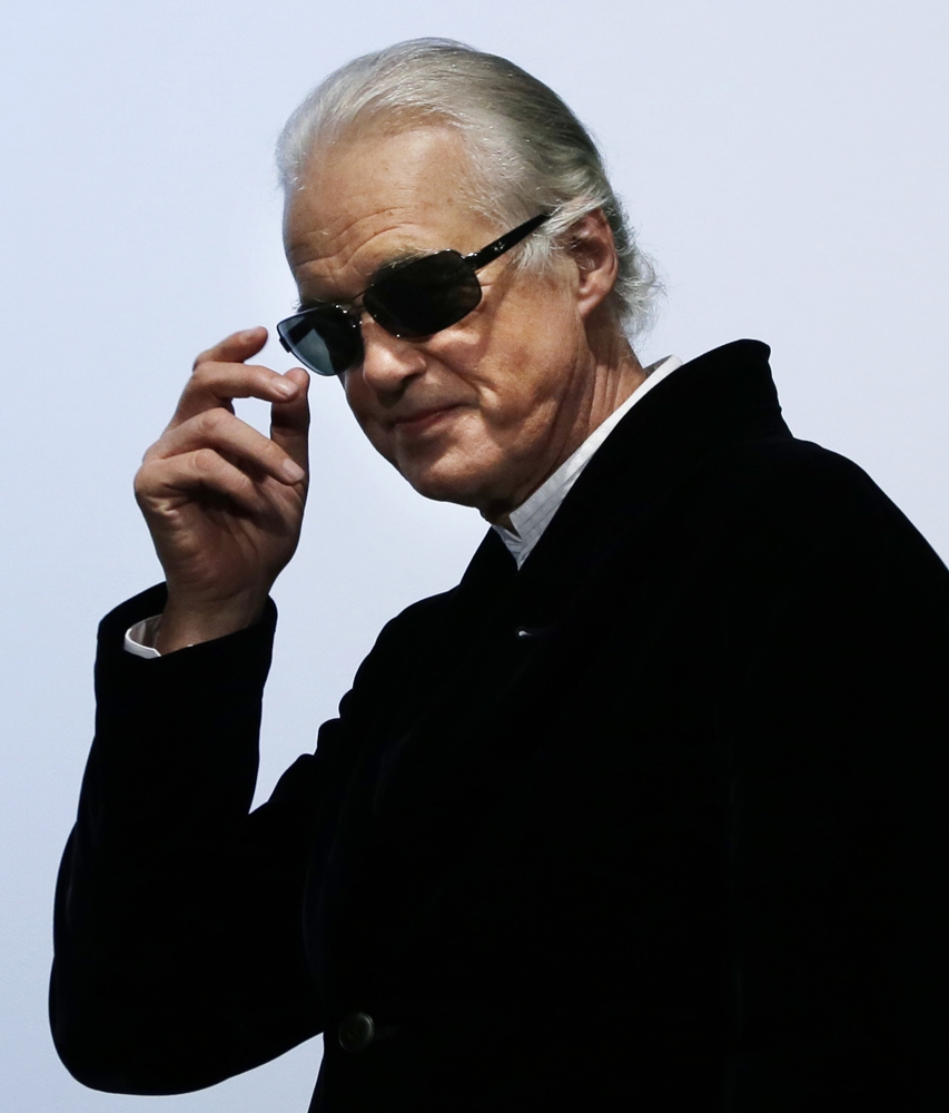 Jimmy Page participa da pré-estreia de Celebration Day, em Tóquio.