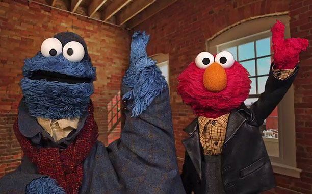 Cookie Monster e Elmo