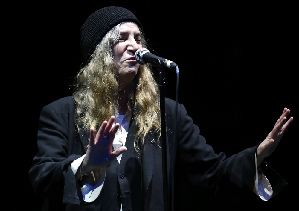 A cantora Patti Smith