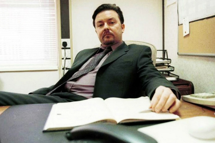 Ricky Gervais interpreta David Brent em The Office