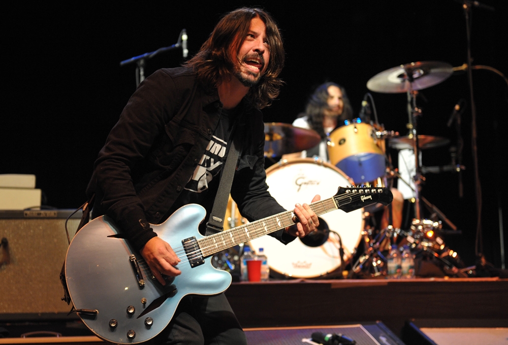 O vocalista e guitarrista do Foo Fighters, Dave Grohl