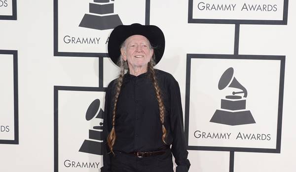 O músico Willie Nelson durante a cerimônia de premiação do Grammy 2014